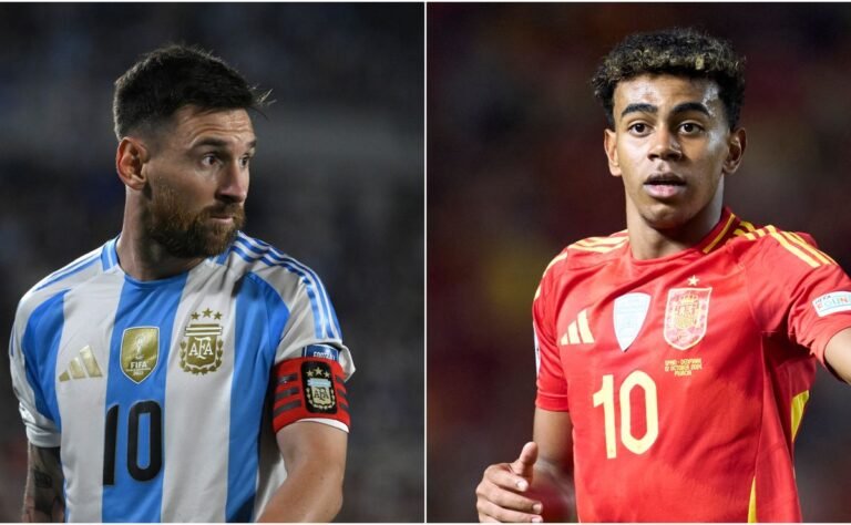 Lionel Messi vs. Lamine Yamal: Quando a Argentina poderia enfrentar a Espanha na Finalissima?