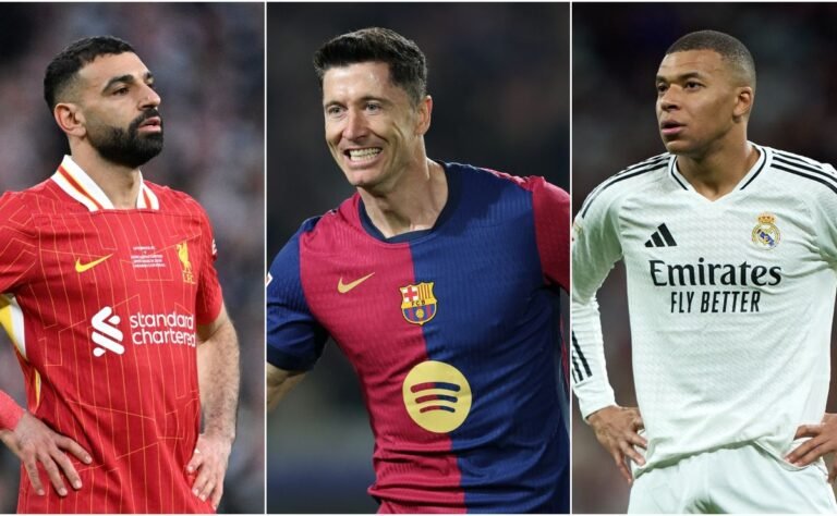 Robert Lewandowski supera Mbappe, Salah, chegando ao marco de gols no início da temporada 2024-25