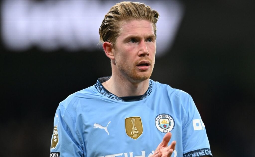 A lenda Kevin de Bruyne anuncia a saída do Manchester City no final da temporada