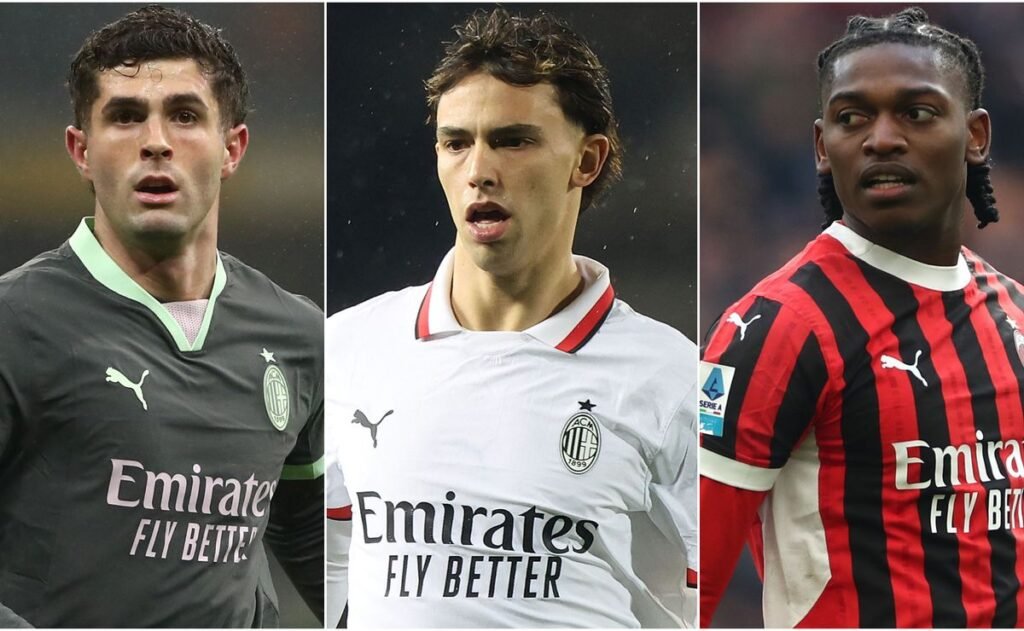A programação esperada da Milan's Serie A contra Udinese: Santiago Gimenez Out - Christian Pulisic, Rafael Leao e João Felix começarão?