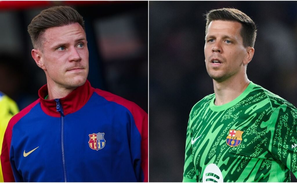 Debate do goleiro do FC Barcelona: Szczesny revela quem ele acha que é melhor entre ele e Ter Stegen