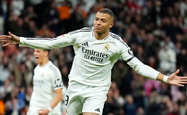 Em meio a controvérsias entre Mbappé e Vinicius: formadas projetadas para o Real Madrid vs. Arsenal na Liga dos Campeões