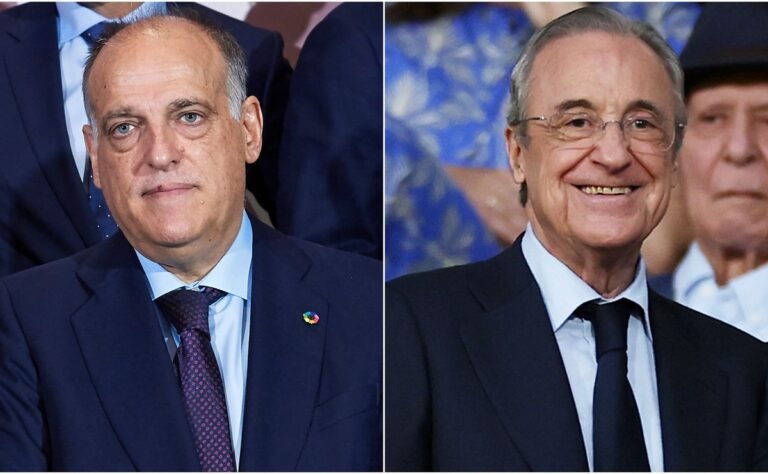 Javier Tebas entrega uma forte mensagem ao Florentino Perez, do Real Madrid, depois da controvérsia do árbitro da Copa del Rey