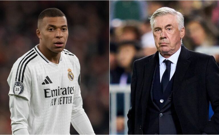 Kylian Mbappe estará em forma para enfrentar o GETAFE na La Liga e Barcelona na final da Copa del Rey? O chefe do Real Madrid, Carlo Ancelotti, pesa