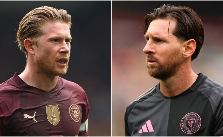 O Inter Miami de Lionel Messi poderia ser superado, pois Kevin de Bruyne supostamente atrai interesse dos rivais da MLS