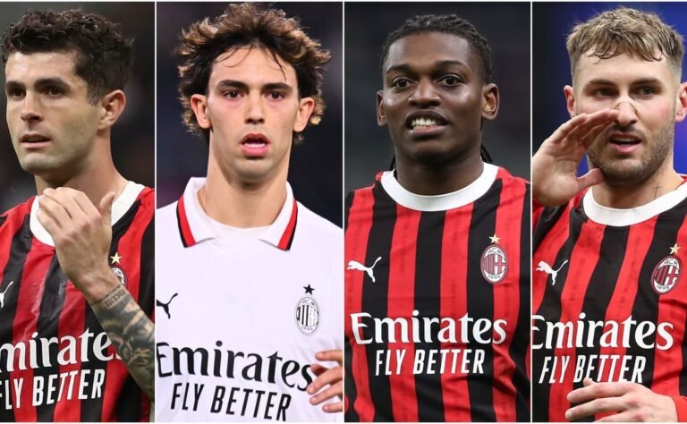 O quebra -cabeça da Série A de Milão contra a Fiorentina: Rafael Leao começou a começar, Santiago Gimenez e João Felix bancos - mas e Christian Pulisic?