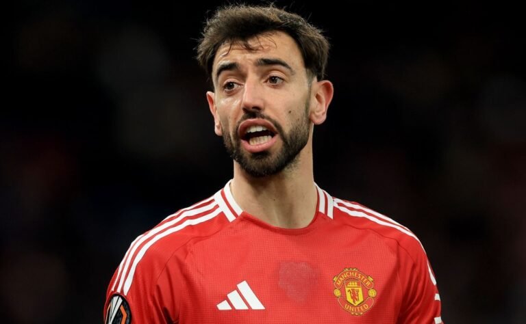 O treinador do Manchester United, Ruben Amorim