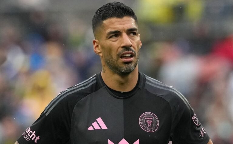 O treinador inter Miami, Javier Mascherano, fala sobre as lutas de pontuação de Luis Suarez